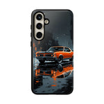 1966 GTO Orange Rainy City Tough Phone Case Cover Gift Art