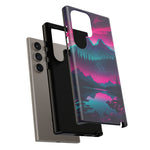 2 Rounds Canada Retina Artwork Vaporwave Phone Case – Landscape Aesthetic