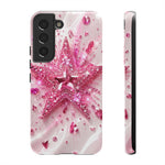 Pink Glitter Star Tough Case | Sparkle Phone Case