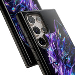 Holographic Wolf Phone Case, Fractured Prism Iridescent Cover