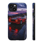 F40 Legendary Supercar Prancing Red Speed Art Tough Phone Case