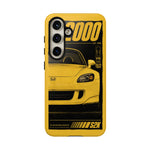 S2000 Spa Yellow Retro 90s JDM Car Tough Phone Case