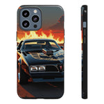 Firebird Trans Am Black Gold Eagle Art Tough Phone Case