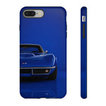 C3 Phone Case Blue, Stingray Classic Sports Car Tough Cover