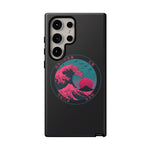 Great Dream Wave Circular Badge Vaporwave Phone Case – Japanese Aesthetic