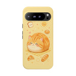 Orange Tabby Loaf Kawaii Chibi Pet Cat Art Tough Phone Case