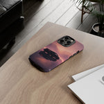 C8 Corvette Silhouette Pastel Horizon Case