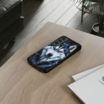 Siberian Husky Geometric Diamond Art Tough Phone Case