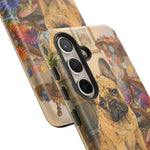 Guilty French Bulldog Phone Case, Confetti Watercolor Cover