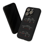 Black GNX Phone Case, Three-View Muscle Car Vector Tough Cover