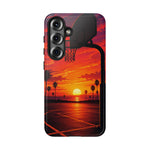Basketball Court Sunset Phone Case | Tough Phone Case