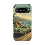 Vintage Olds 442 Convertible Coastal Drive phone case