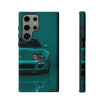 Teal Supra Phone Case, MK4 90s JDM Legend Tough Protective Cover for Men