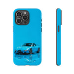 RX-7 Cyan Studio Phone Case Studio Color Match Car Art