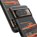 1969 GTO Judge Orange Muscle Car Tough Phone Case Cover Gift