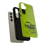 Green Cuda Muscle Car phone case for Gear Heads