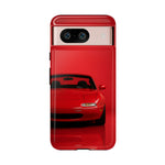 Red Miata Phone Case, NA MX5 90s JDM Roadster Tough Cover