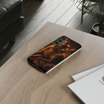 Burmese Golden Sable Portrait Art Tough Phone Case