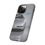 Silver C4 ZR1 Front View phone case | tough case for Vette Drivers