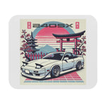 240SX Mouse Pad JDM Drift Car Japanese Rising Sun Cherry Blossom Desk Mat