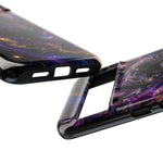 French Bulldog Galaxy Marble Art Tough Phone Case