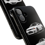 R32 Skyline Phone Case White, Three-View Vector Cover, Gift GTR Fans