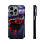 F40 Legendary Supercar Prancing Red Speed Art Tough Phone Case
