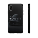 Black C8 Corvette Lights Tough Phone Case