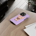 French Bulldog Bat Ears Kawaii Pet Dog Art Tough Phone Case