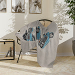 1964 Chevy Impala Illustration  Microfiber Blanket | Classic Car Throw