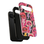 Pop Art Lips and Lightning Bolt Phone Case