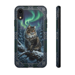 Norwegian Forest Cat Nordic Art Tough Phone Case