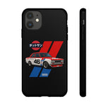 VintageDatsun 510 Racing Stripe JDM Tough Phone Case Cover Gift
