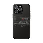 Z28 Camaro Phone Case Classic Muscle Car Patriotic Tough Cover Gift Art
