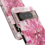 Pink Glitter Star Tough Case | Sparkle Phone Case