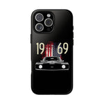 1969 Camaro SS American Flag Tough Phone Case Cover Gift Art