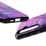Empty Mall Escalator Vaporwave Art Tough Phone Case