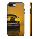 Classic Camaro SS Phone Case, Yellow 69 Muscle Car Cover, Gift for Guys