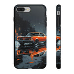 1966 GTO Orange Rainy City Tough Phone Case Cover Gift Art