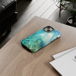 Ocean Wave Tunnel Tough Case | Turquoise Surf Phone Cover