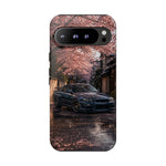 Cherry Blossom Street Scene R34 Skyline GTR Tough Case | Car Photo Cover