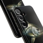 Snook Fishing Phone Case, Saltwater Portrait Black Cover, Gift