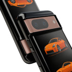 350Z Orange Triview Phone Case Classic Car Illustration