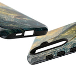 Jack Crevalle Strike Phone Case Saltwater Fishing Gift for Anglers