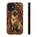Siamese Cat Thai Royal Portrait Art Tough Phone Case