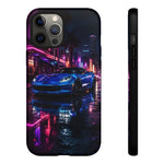 Blue C7 Neon District Tough Phone Case