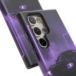 Midnight Charger Violet Neon Tough Phone Case