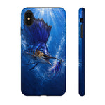 Sailfish Phone Case, Deep Sea Fishing Strike Tough Cover for Men