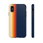 Retro Rainbow Stripe Phone Case | Tough Phone Case