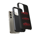Red MR2 JDM Sports Car Phone Case Tough Multi View